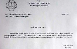 Eylül’de yüz yüze eğitim başlıyor, öğretmenlerin...