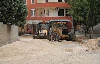 Eyyübiye asfalt öncesi dolu yapıldı