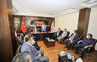 Fadıloğlu ile Uzer, kooperatif ziyaretleri gerçekleştirdi