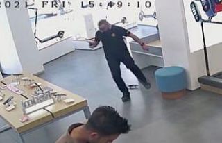 Fare korkusundan tepetaklak oldu