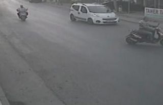 Feci kaza güvenlik kameralarına böyle yansıdı