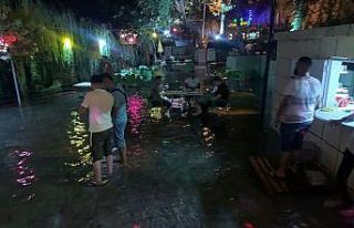 Fırat’ta su seviyesi yükseldi, çay bahçelerini...