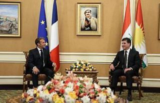 Fransa Cumhurbaşkanı Macron, IKBY Başkanı Barzani...