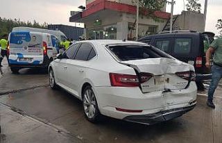 Gaziantep’te 4 araçlı zincirleme kaza: 2 yaralı