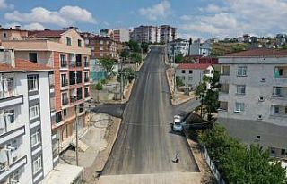 Gebze Fikri Altıokka Caddesi’nde üstyapı çalışması