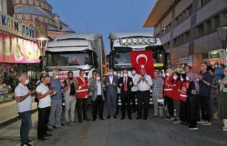 Gölcük’ten sel bölgelerine 3 tır dolusu destek