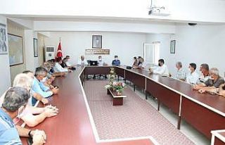 Gönen’de muhtarlar toplantısı yapıldı