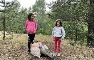 Gümüşhane ormanlarında şişe seferberliği
