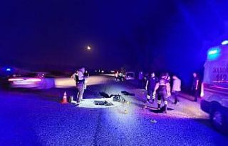 Hafif ticari araç motosiklete çarptı: 1 ölü,...