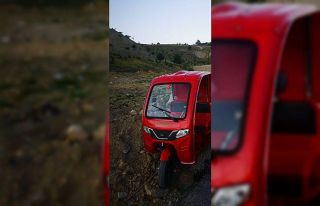 Hafriyat yığınına çarpan sürücü ağır yaralandı