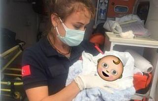 Hamile kadının imdadına 112 Acil Sağlık ekipleri...