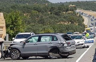 Havran’da ucuz atlatılan kazada 2 kilometrelik...