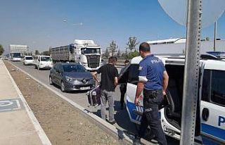 Hırsızlık şüphelisi otobüsle seyahat ederken...