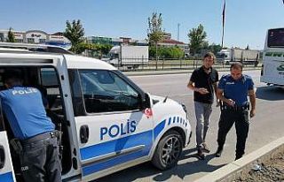 Hırsızlık zanlısı otobüsle kaçarken yakalandı