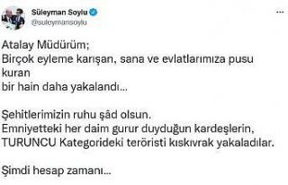 İçişleri Bakanı Soylu, turuncu kategoriden bir...
