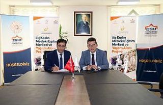 İliç’te Kadın Mesleki Eğitim Merkezi kuruluyor