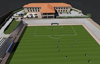 İnegölspor tesislerinde çalışmalar hızlandı