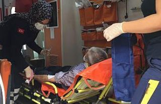 İskeleden düşen işçi yaralandı