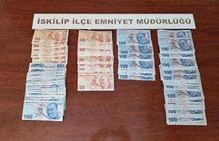 İskilip polisinden sahte para operasyonu