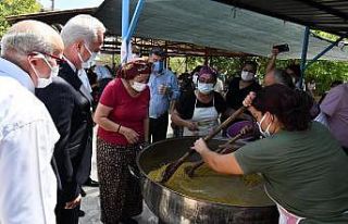 Isparta Senirkent ilçesinde kazanlar birlik ve beraberlik...