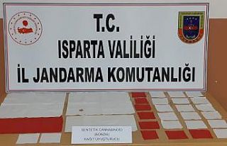 Isparta’da 29 bin 188 kullanımlık kağıt uyuşturucu...