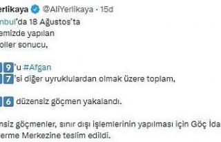 İstanbul’da düzensiz göçmenleri yönelik çalışmalar...