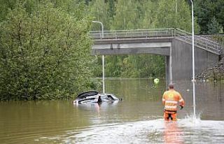 İsveç’in güneyini sel vurdu