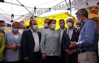 İYİ Parti Genel Başkanı Akşener orman yangınının...