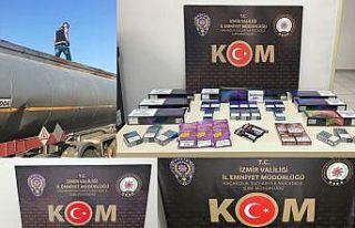 İzmir’de piyasa değeri 2 milyon lira olan kaçak...