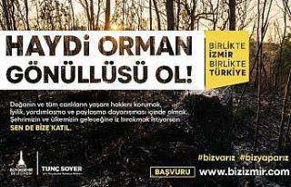 İzmir’de yangınlarla sivil müdahale için Orman...