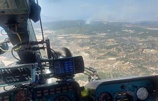İzmir’in Foça ilçesindeki ormanlık alanda yangın...