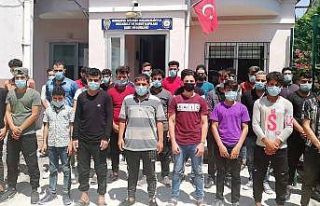 Kaçak göçmenlerin yolcuğu Osmaniye’de son buldu