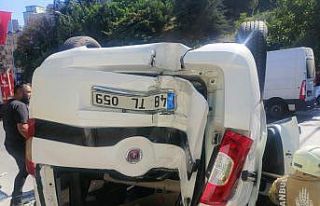 Kağıthane’de feci kaza kamerada