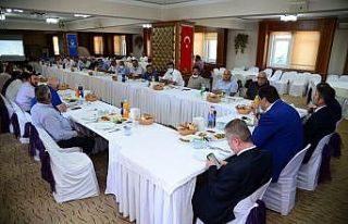 Kahramankazan Belediye Başkanı Oğuz, muhtarlarla...