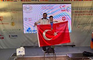 Kahramankazanlı Yasin, hem rekortmen hem Avrupa şampiyonu