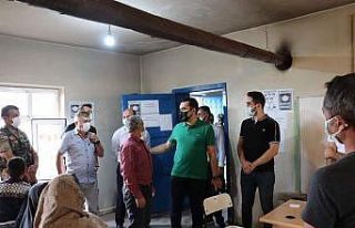 Kalecik köyünde "Yerinde Aşı" çalışması