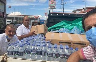Kandilli Belediyesi afetzedelerin yanında