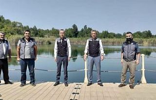 Karabük’te 30 bin yavru sazan balık gölle buluştu