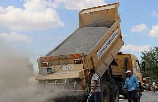 Karaköprü kırsalında asfalt atağı