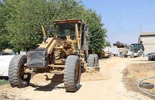 Karaköprü kırsalında yollar yenileniyor