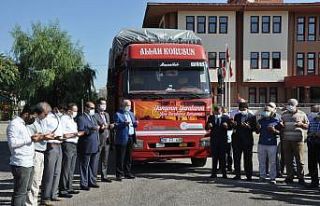 Karaman’dan yangın bölgesindeki 20 aileye beyaz...