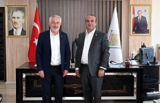 Kardeş belediyeden ağaçlandırmaya destek
