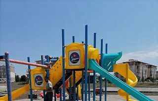 Kars’ta belediye çocukları unutmadı