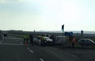 Kars’ta trafik kazası:  3 yaralı