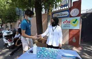 Kartal Belediyesi KPSS’ye giren adayların heyecanına...