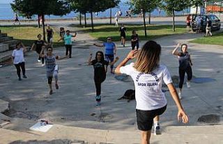 Kartallılar hafta sonu spor yapıyor