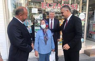 Kavuncu ve Ahlatcı’dan Çorum’da esnaf turu