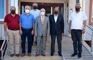 Kaymakam Çorumluoğlu veda ziyaretlerine başladı