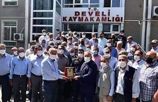 Kaymakam Duru, mahalle muhtarları ile vedalaştı