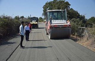 Kaymakam Gürdal beton yol çalışmalarını inceledi
